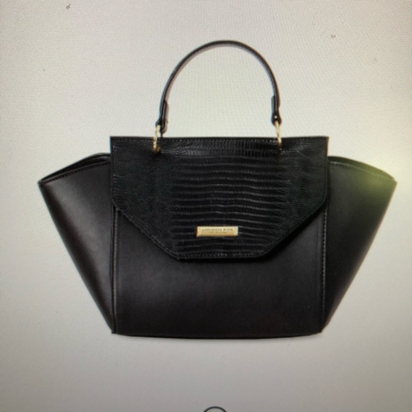 London Fog Orchid Satchel w/removable strap - Picture 2 of 6